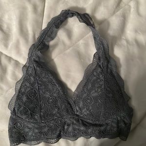 gray bralette